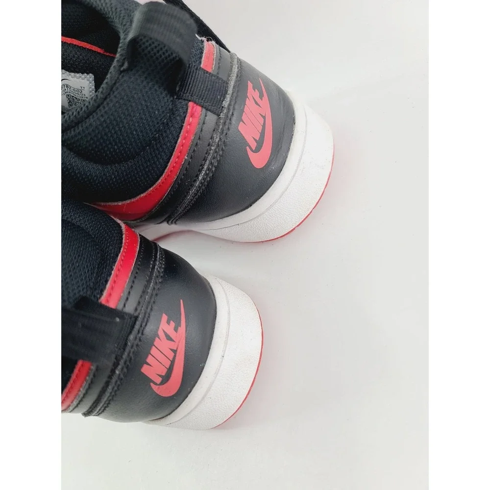 Nike Air Jordan Leather Durable Basketball Sneakers Youth Size 7Y Red & Black KT